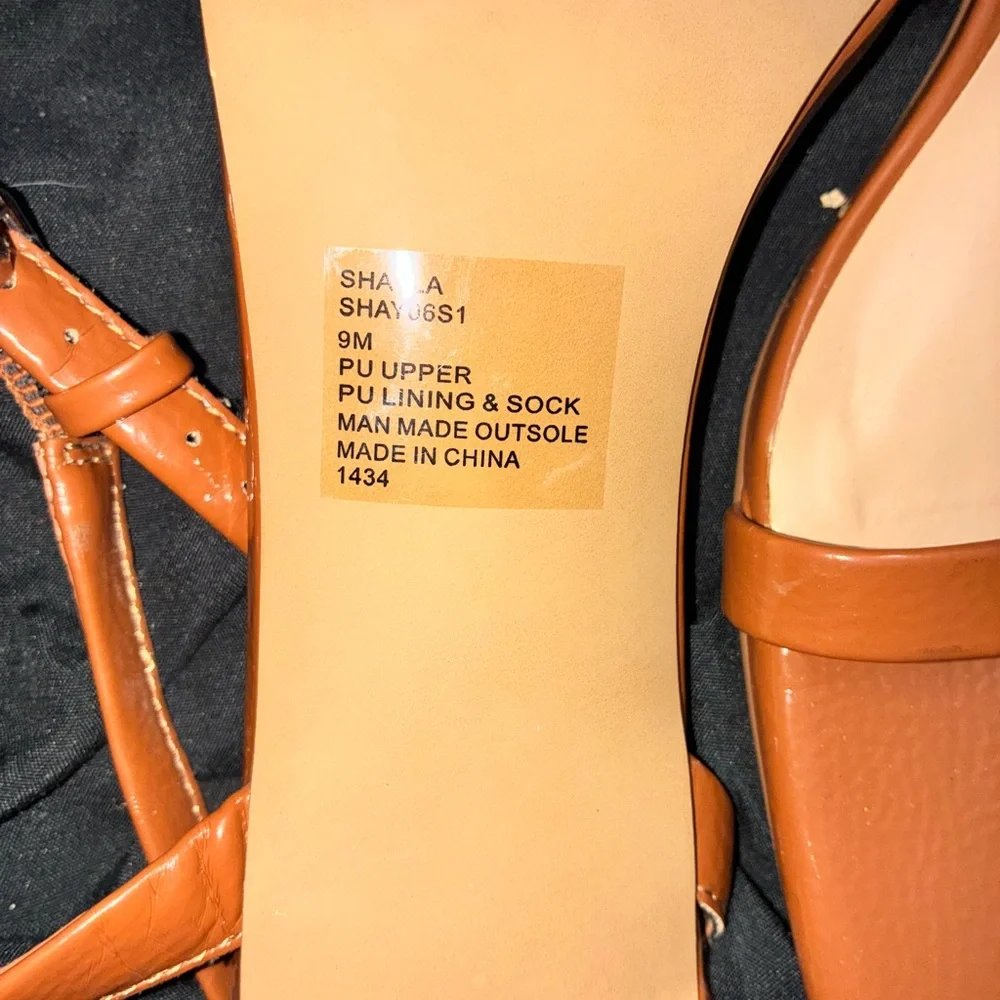 Steve Madden Women's Orange Strappy Heels